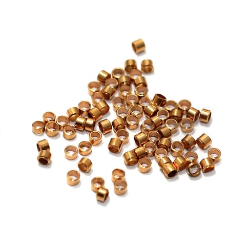 720+ Copper Crimp Beads 2mm