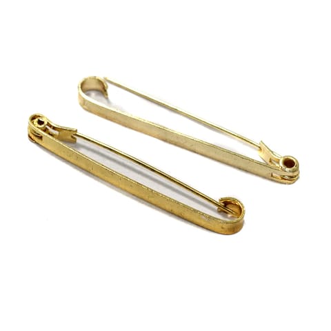 Metal Safety Pins Base 2 Inch