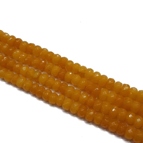 2 lines, 8mm Faceted Jade Stone Strands, 70+ beads in each, 14 inches