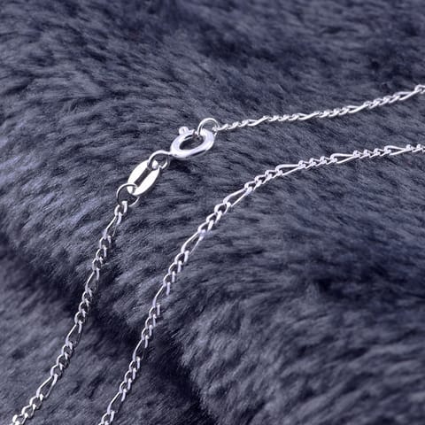 92.5 Sterling Silver 2mm Figaro Chains 45 cms