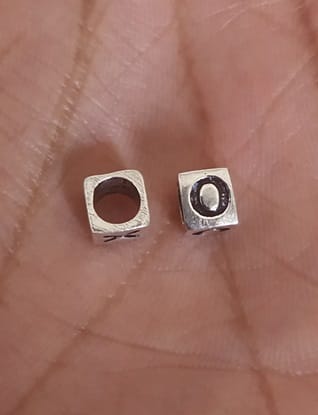 Sterling Silver “O” Bead