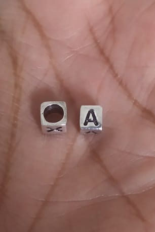 Sterling Silver “A” Bead