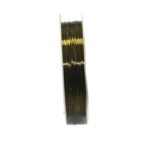 1 Pc, 10 Mtrs Spool Metal Beading Wire 0.3mm