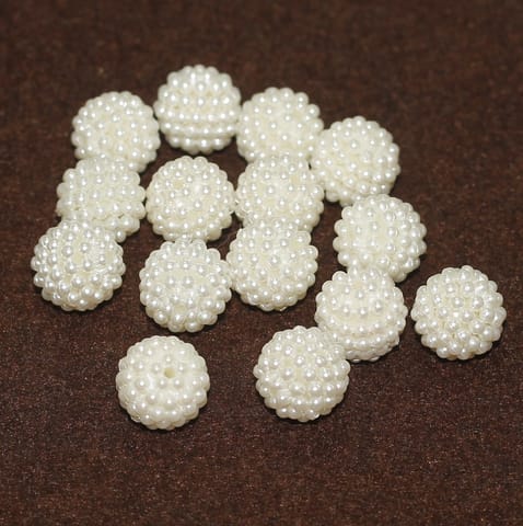 100 Pcs, 12mm Acrylic Pearl Beads