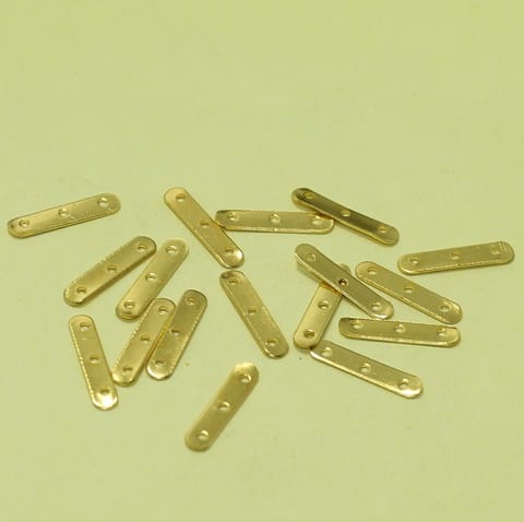 465 Pcs, 3 Strands Connector Metal Spacers Golden