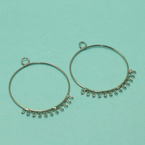 2 Pairs, 1.75 Inches Earrings Components