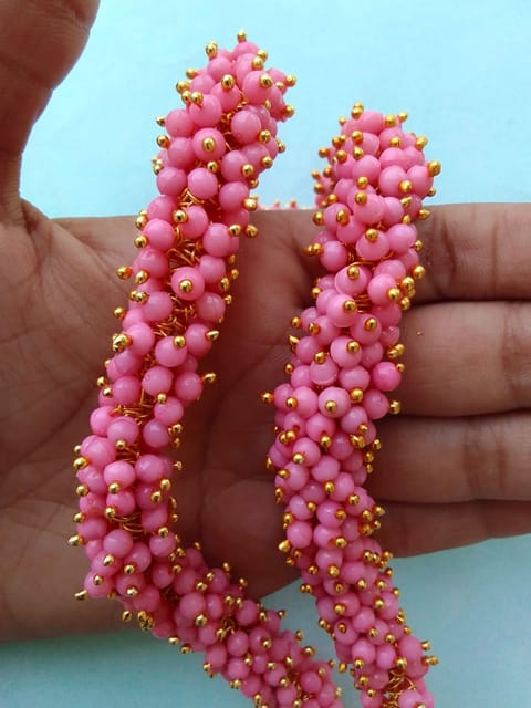 650 Pcs, 4mm Acrylic Loreal Beads Pink