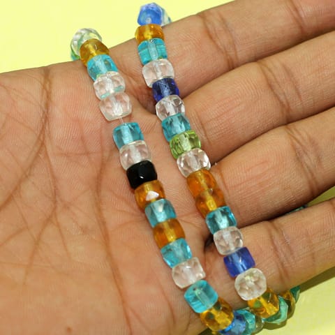 5mm Crystal Tyre Faceted  Beads Multi 1 String