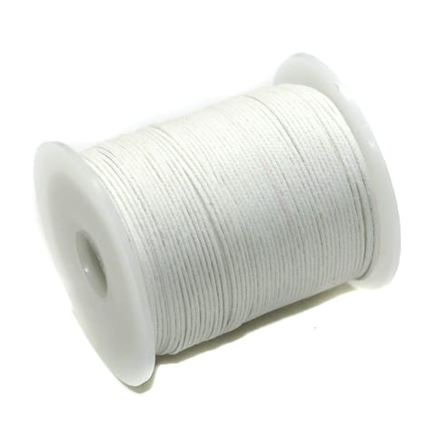100 Mtrs, 2mm Cotton Cord White