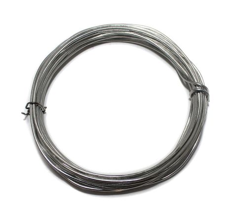 16 Gauge [1.60 mm] Jewellery Making Silver Plated Brass Craft Wire [5 mtr]