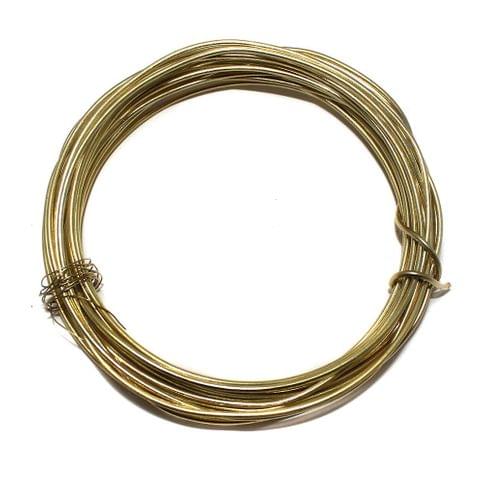 3.5 Mtrs Golden Plated Brass Craft Wire,16 Gauge (1.60 mm)