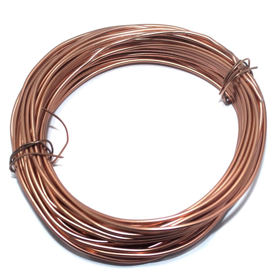 Aluminium Craft Wire Copper 10 Mtrs, Size 2 mm