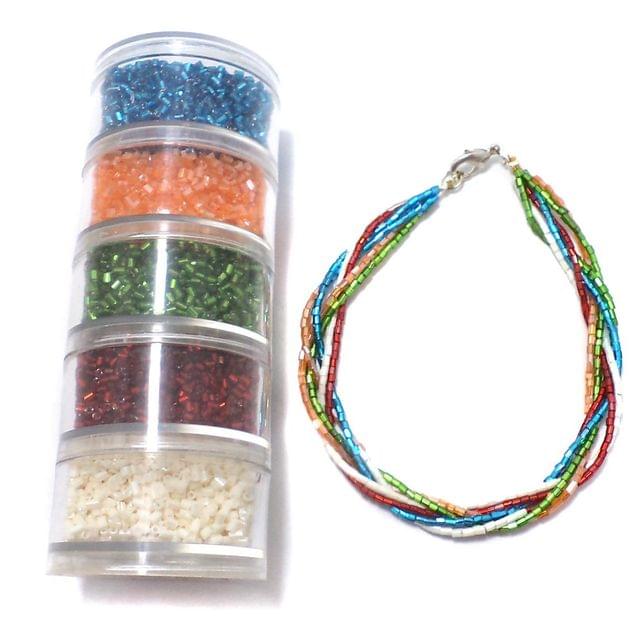 Jewellery Making 2 Cut Seed Beads Diy Kit - 