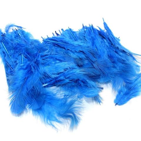 100 Jewellery Making Feather Blue