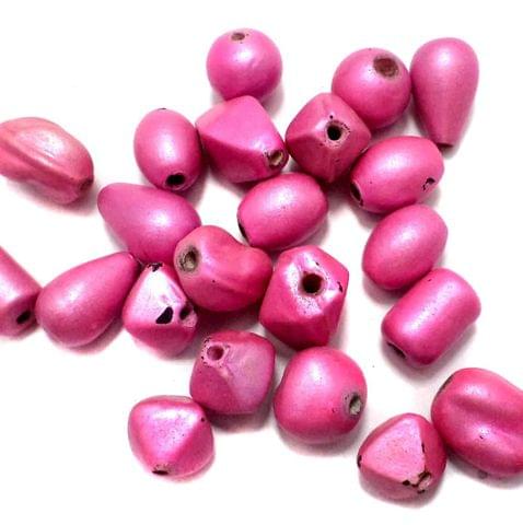 200+ Disco Beads Hot Pink 10-20mm