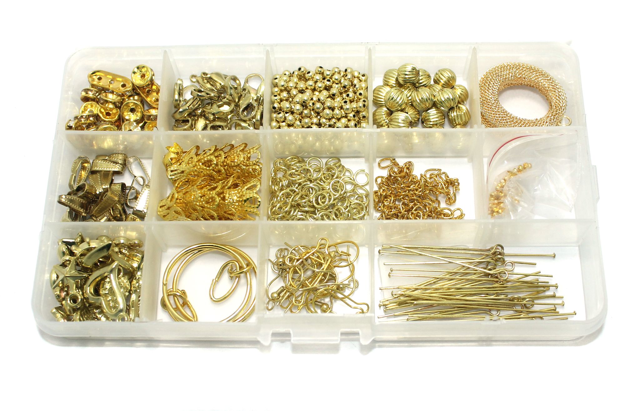 Buy Jewellery Making Finding DIY Kit Golden Online India at Beadsnfashion