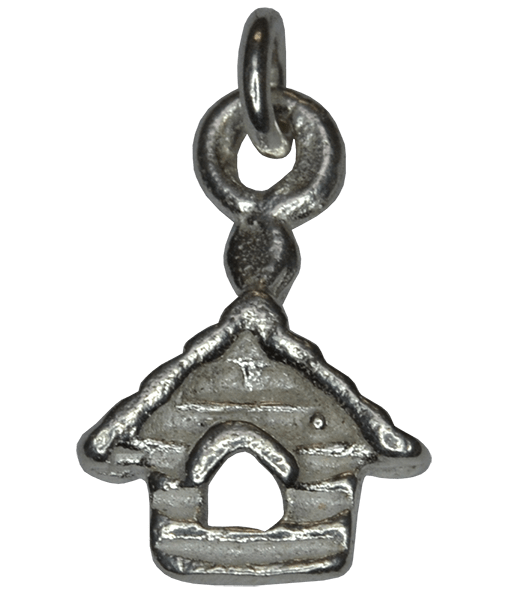 925 Silver House Charm-14mm