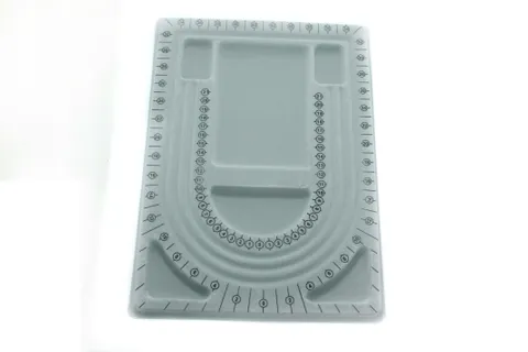 Beading board for designing and planning of necklace