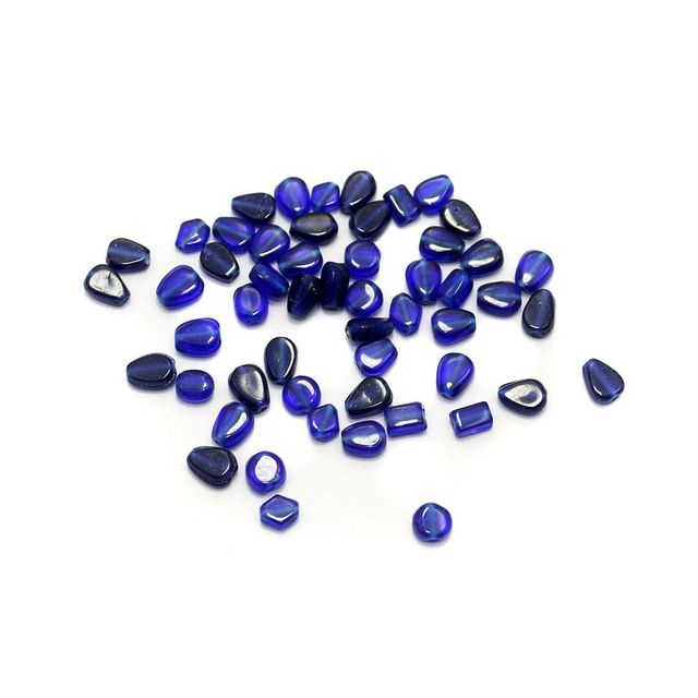 500+ Mini Beads Blue 5-8mm