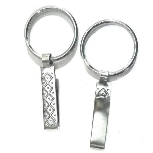 Key Ring With Saari Hook 10 Pcs
