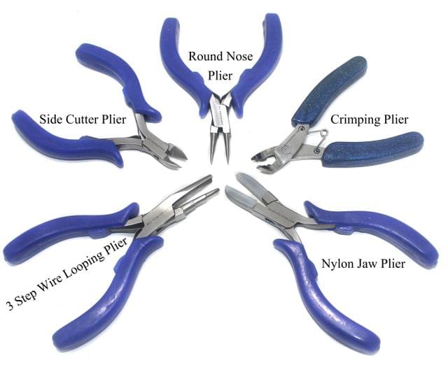 Stainless Steel Pliers Tool, Pack Of 5 Pliers Combo