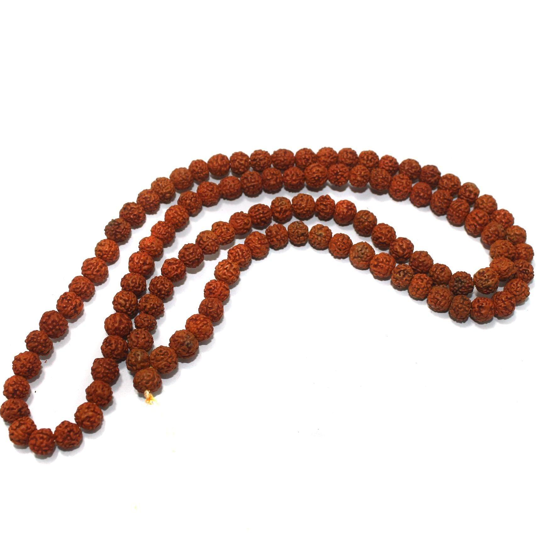 109 Beads Wooden Rudraksh Beads Mala 7mm