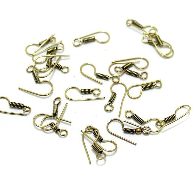 50 Pcs Earring Hooks Golden