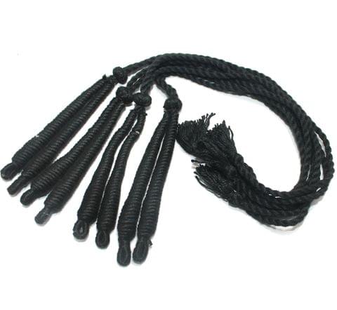 4 Pcs Thread Necklace Dori Black 15 inch