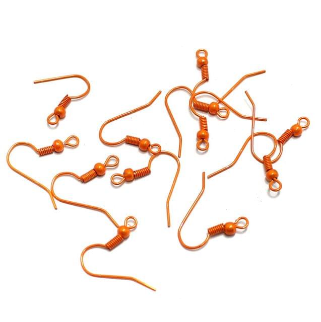 100 Pcs Earring Hooks Orange
