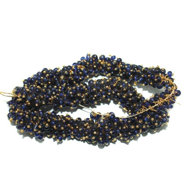 Loreal Glass Beads Dark Blue 4mm For Earring, Necklace and Bracelet