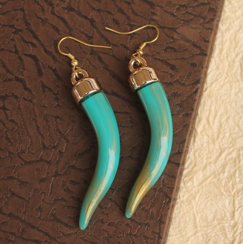 Light Weight Dangler Earrings Turquoise