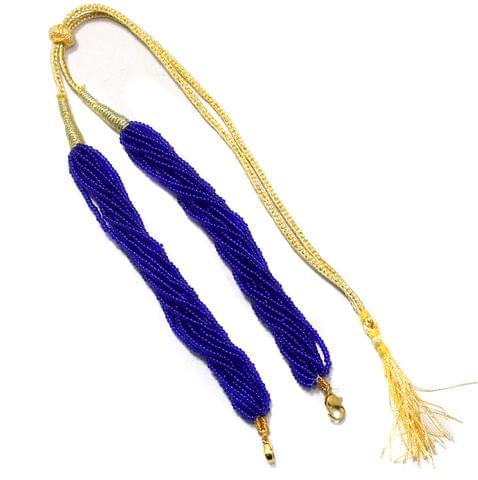 Seed Beads Pendant Dori Blue, Pack Of 1 Pc