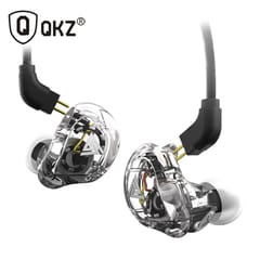 QKZ VK1 3.5mm Wired Headphones Double Moving Coil 4DD In-ear
