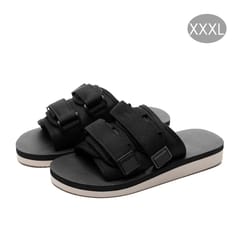 Unisex Anti-Slip Sandals Rubber Slippers Flat Shoes with - XXXL