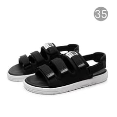 Anti-Slip Rubber Sandals Unisex Shoes with Open Toe Design - 35