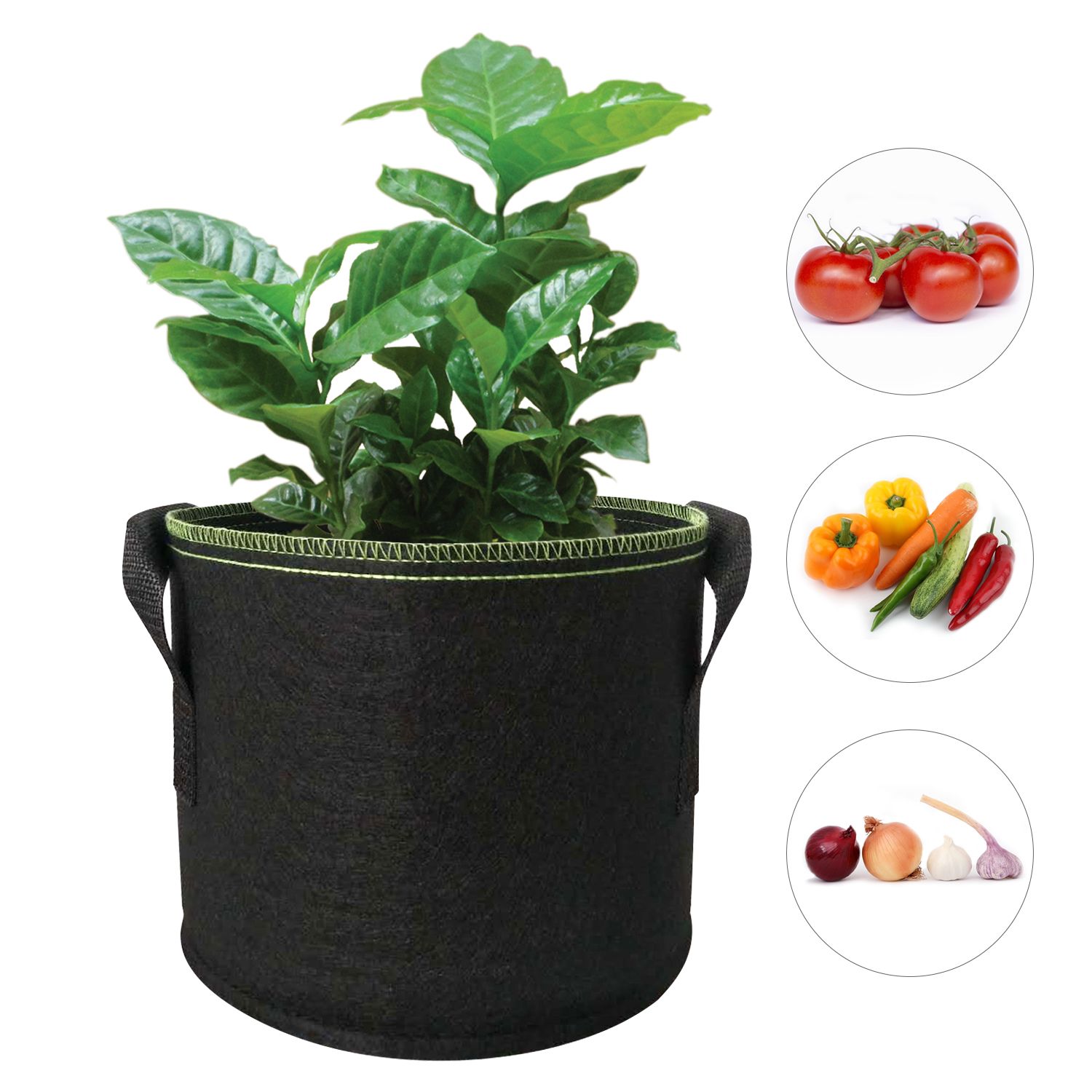 25 Gallon Planter Grow Bag with Handle Thickened Planter Bag