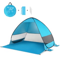 Automatic Pop Up Beach Tent Cabana Portable UPF 50+ Sun
