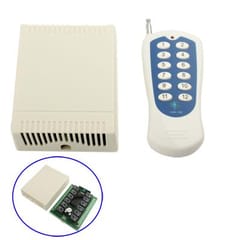 RF Wireless Remote Control Radio Controller Switch 12 (White)