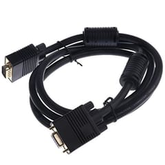 1.5m/5FT VGA Male To Female Video Monitor Cable Gold Plated For Projector