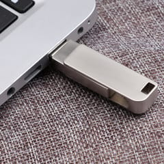 USB 3.0 Flash Drive Dual Port Pen Drive U Disk Swivel Design 32GB