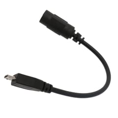 Micro USB 5 Pin Male to 5.5x2.1mm Female DC Charging Convert Cable Adapter