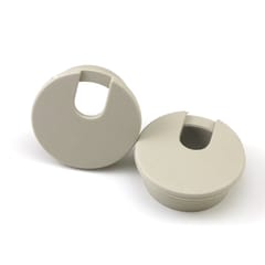 20x Computer Desk Table Grommet Cable Port Round Wire Hole Cover 35mm  White