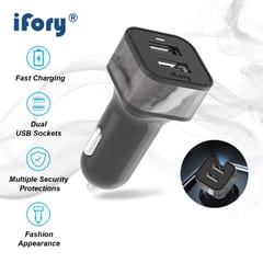 iFory Car Charger Charging Adapter 36W Quick Charge with