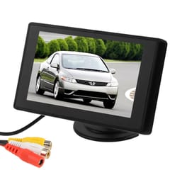 4.3 inch Car Rearview LCD Monitor with Stand, 2 Channels AV Input