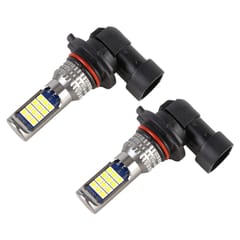 9005 2 PCS DC12-24V / 8.6W Car Double Colors Fog Lights with 24LEDs SMD-3030 & Constant Current, Bag Packaging