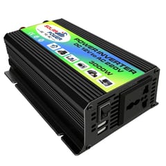 Tang I Generation 12V to 110V 3000W Intelligent Car Power Inverter with Dual USB