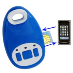 Mini GPS Tracker, Voice monitoring, SOS alert, Support Network: GSM/GPRS, Band: 850/900/1800/1900Mhz (Blue)