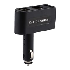 QC 3.0 Dual USB Ports 6A with 2 Socket Cigarette Lighter Splitter Car Charger