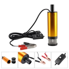 12V Car Electric Submersible Pump Fuel Water Oil Transfer Submersible Pump with On/Off Switch