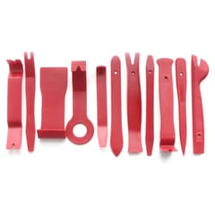 13pcs Pry Disassembly Tool Red Auto Car Audio Dash Tirm Panel Installer Dashboard Removal Opening Repair Tools Kit Interior Door Modeling Clip Set